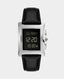 CASIO WATCH WL-08L-SILVER W / BLACK LEATHER