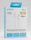 Anker USB-C to USB-C cable retail packaging box, 3 feet length, featuring a white and light blue design with product details and compatibility text.