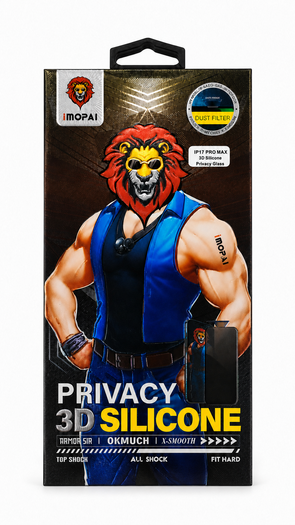 IP 17 PRO MAX SCREEN PROTECTOR - MATE-PRIVACY