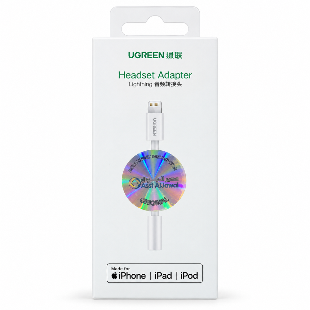 UGREEN Lightning to 3.5mm Male Headphone Audio AUX Cable Adapter