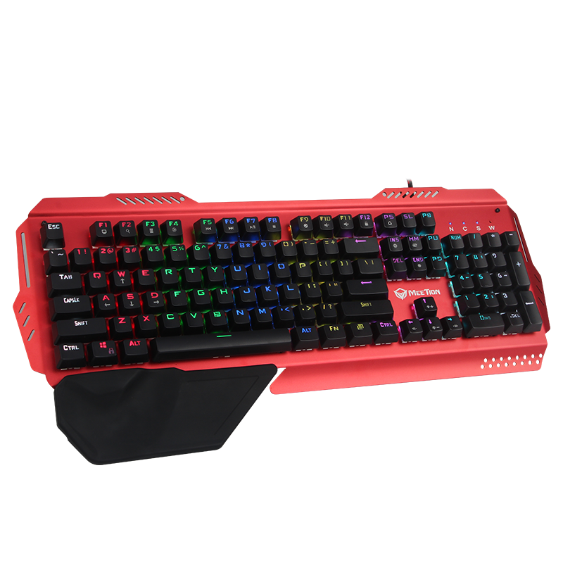 MEETION FULL KEY MULTIMEDIA METAL RGB MECHANICAL GAMING KEYBOARD MT-MK20-R Main image