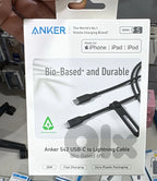 ANKER USB C TO C CABLE ~ (140W-6FT-BLACK)-544