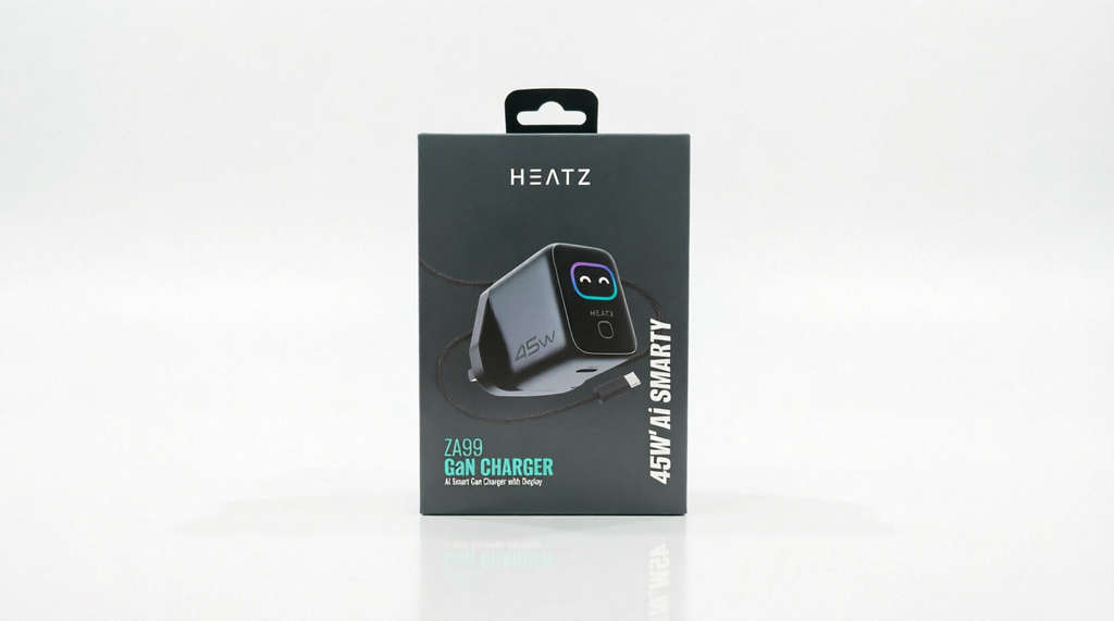HEATZ ZA99 45W AI Smart GaN Charger with Display