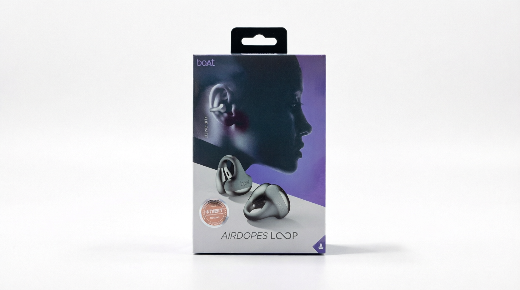 boAt Airdopes Loop Open-Ear Wireless Earbuds - Cool Gray صورة ثانوية