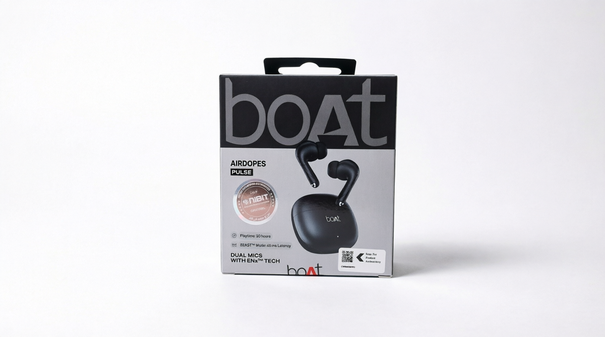 boAt Airdopes Pulse True Wireless Earbuds - Shadow Black