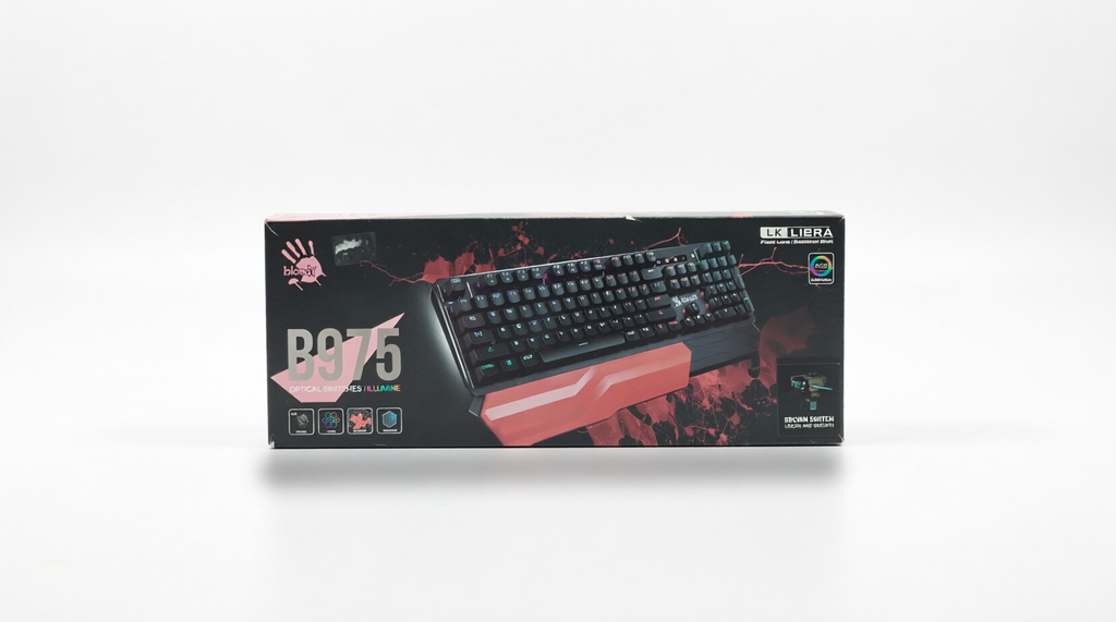 Bloody B975 Light Strike RGB Optical Gaming Keyboard - Brown Switch