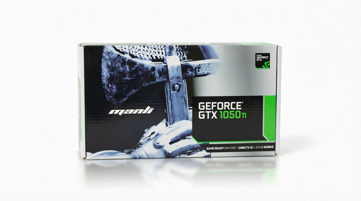 Manli GeForce GTX 1050 Ti 4GB GDDR5 Graphics Card الصورة الرئيسية