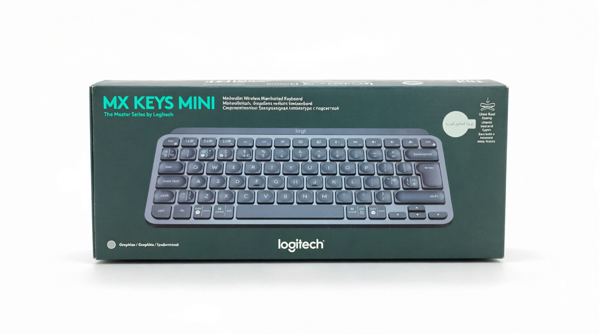 Logitech MX Keys Mini Minimalist Wireless Illuminated Keyboard - Graphite الصورة الرئيسية