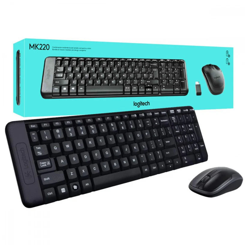 LOGITECH WIRLESS KEYBOARD WITH MOUSE MK220
