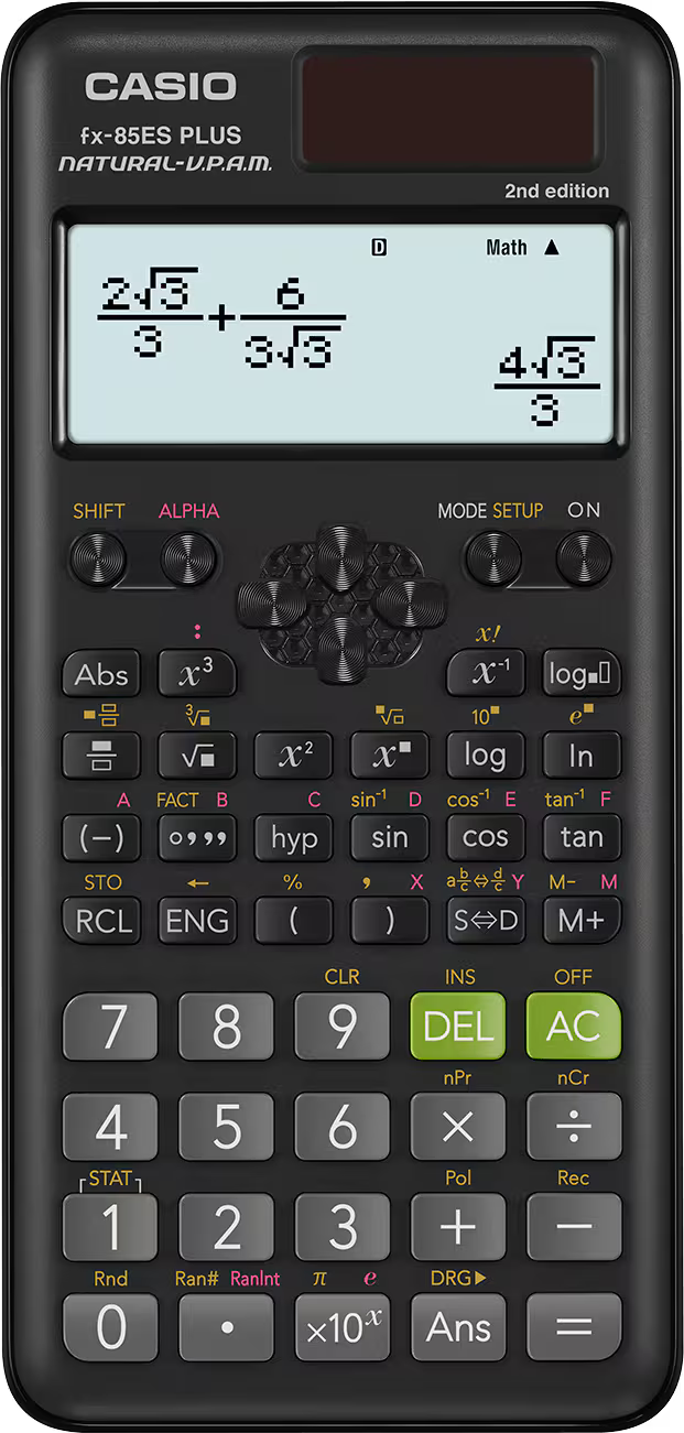 CASIO CALCULATOR FX-85ES PLUS-2WDTV