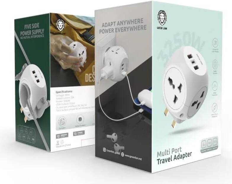 GREEN LION Multiport Travel Adapter -3250W Main image