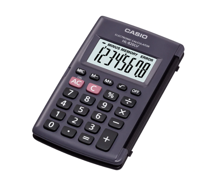 CASIO CALCULATOR HL-820LV-WE-W-DP Main image