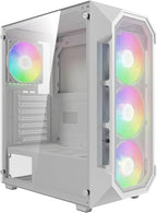 GAMDIAS AURA GC1 ELITE WH High Airflow Mid-Tower PC Case - White
