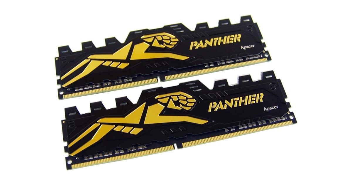 APACER PANTHER GOLDEN 3200MHZ 32GB KIT  ( 16GB X 2 )GAMING RAM