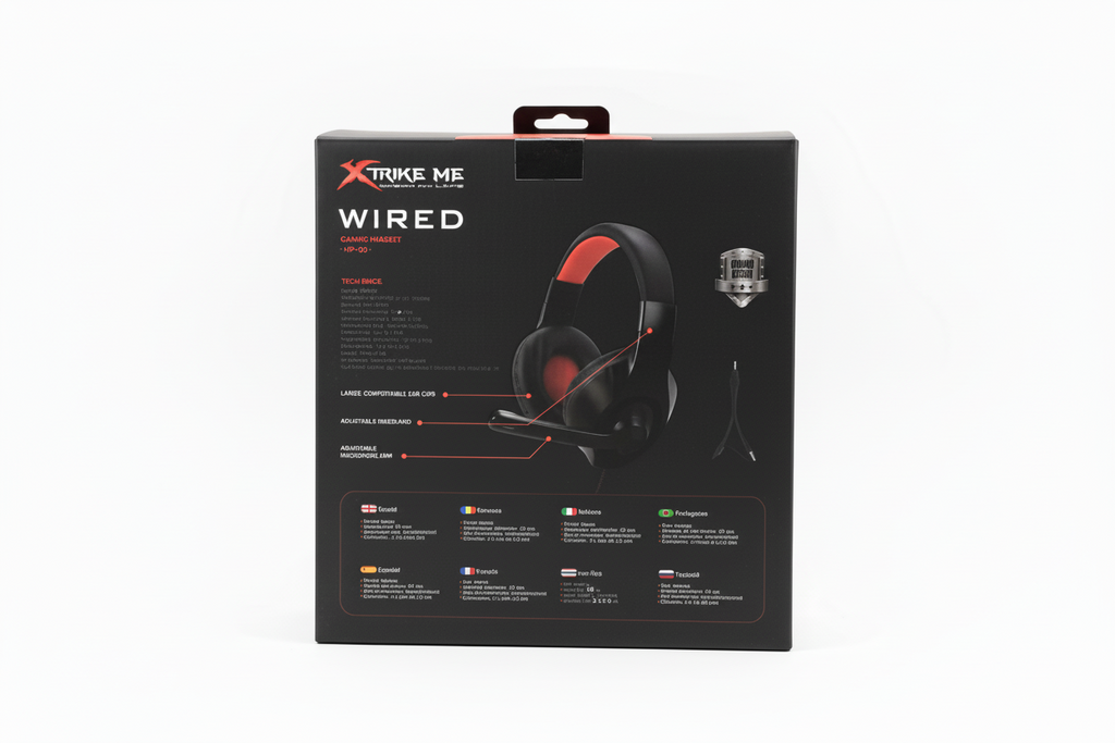 Wired gaming headset
