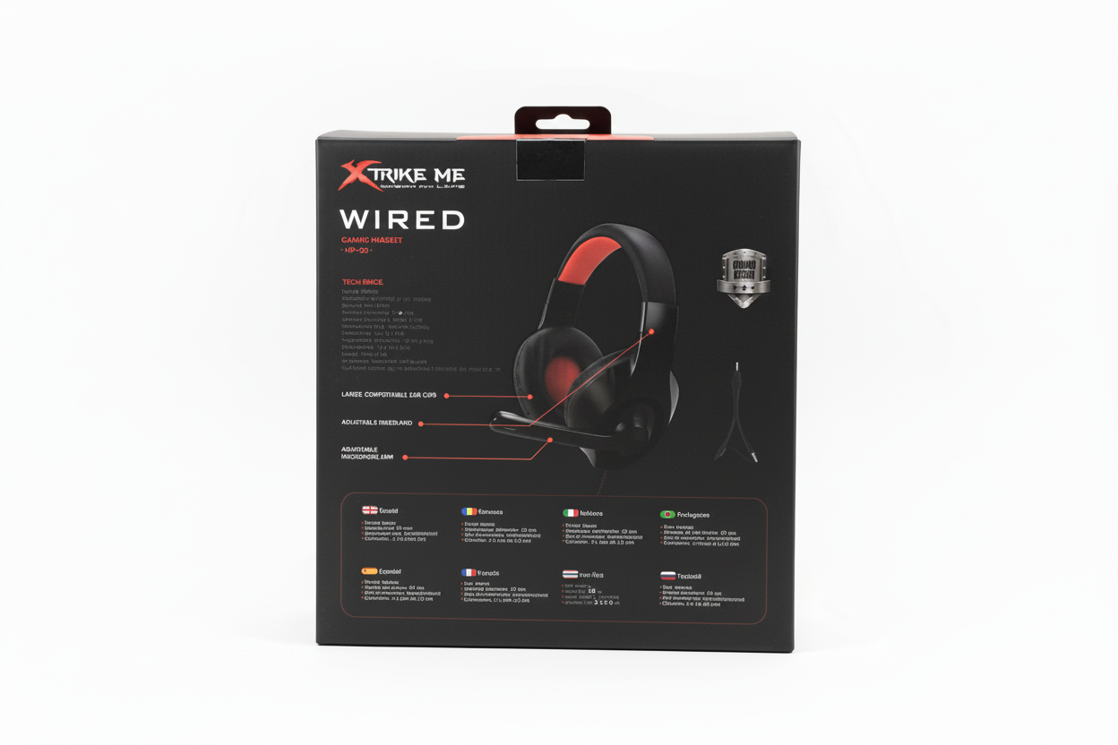 Wired gaming headset