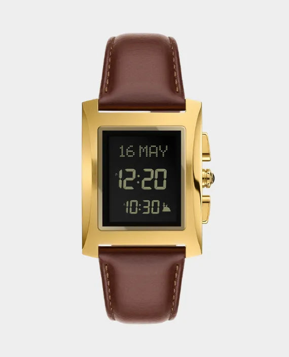 CASIO WATCH WL-08L-GOLD-W BROWN LEATHER