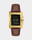 CASIO WATCH WL-08L-GOLD-W BROWN LEATHER