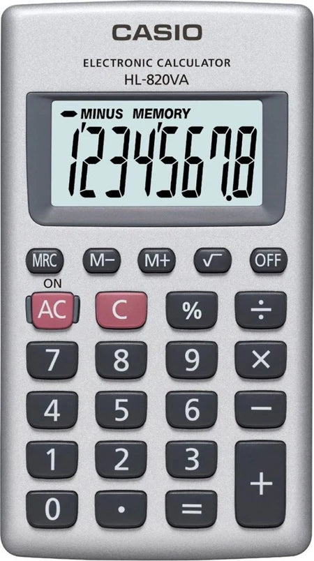 CASIO CALCULATOR HL-820VA