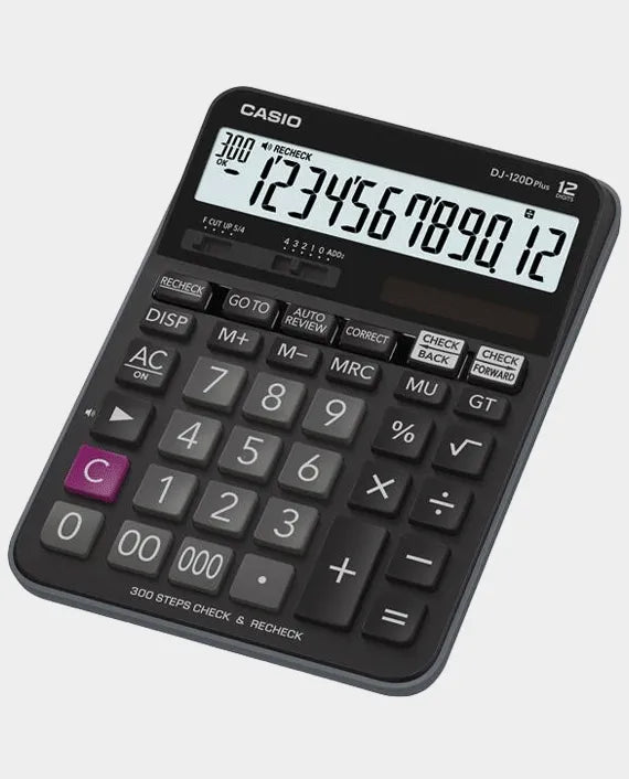 CASIO CALCULATOR DJ-120D PLUS-W