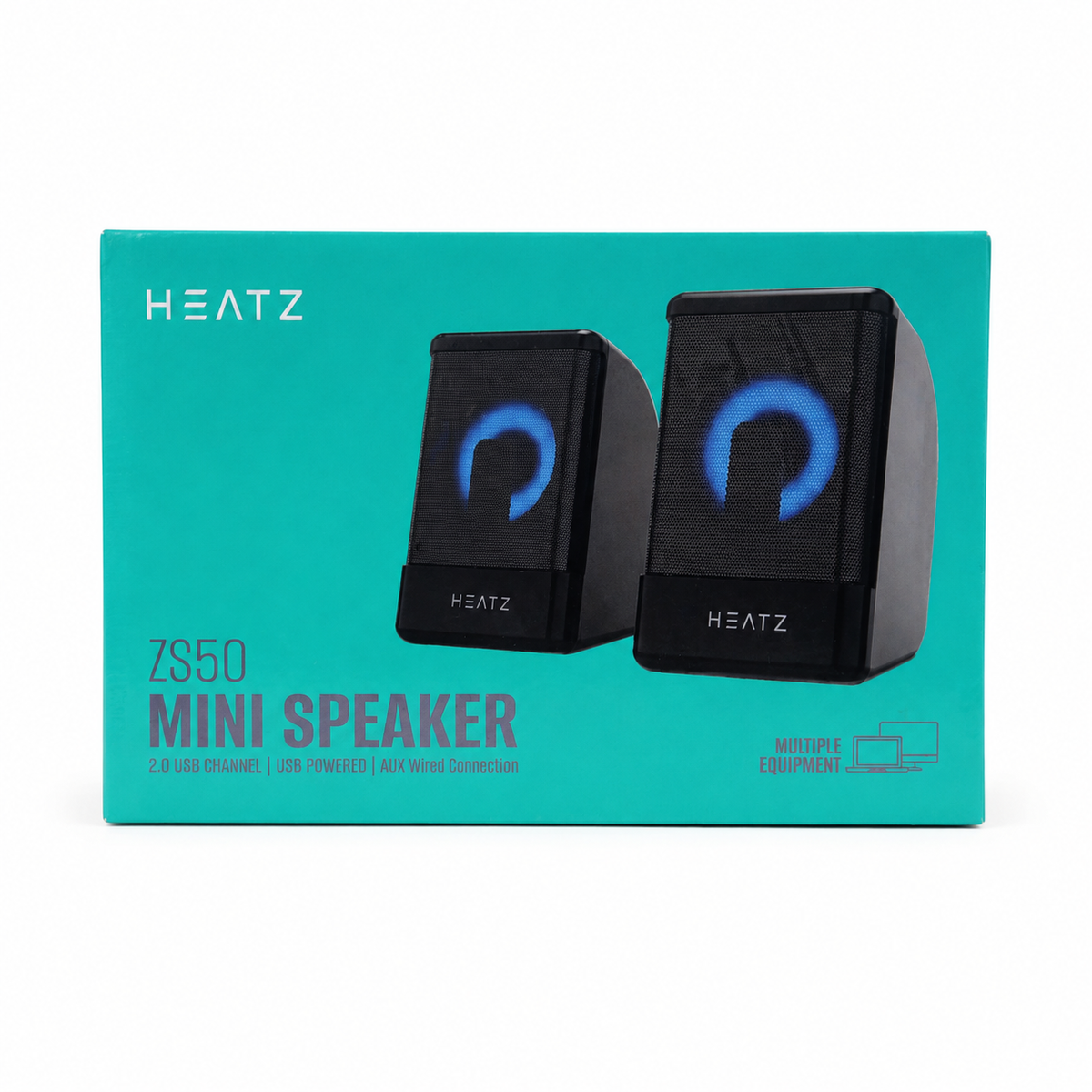 HEATZ ZS50 2.0 USB Multimedia Speakers - Black