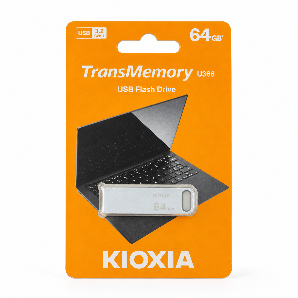 Kioxia TransMemory U366 USB 3.2 Flash Drive 64GB الصورة الرئيسية
