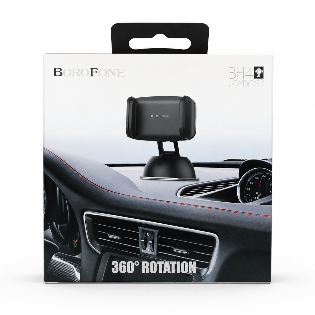 Borofone BH44 Joydock 360° Car Phone Holder - Black الصورة الرئيسية