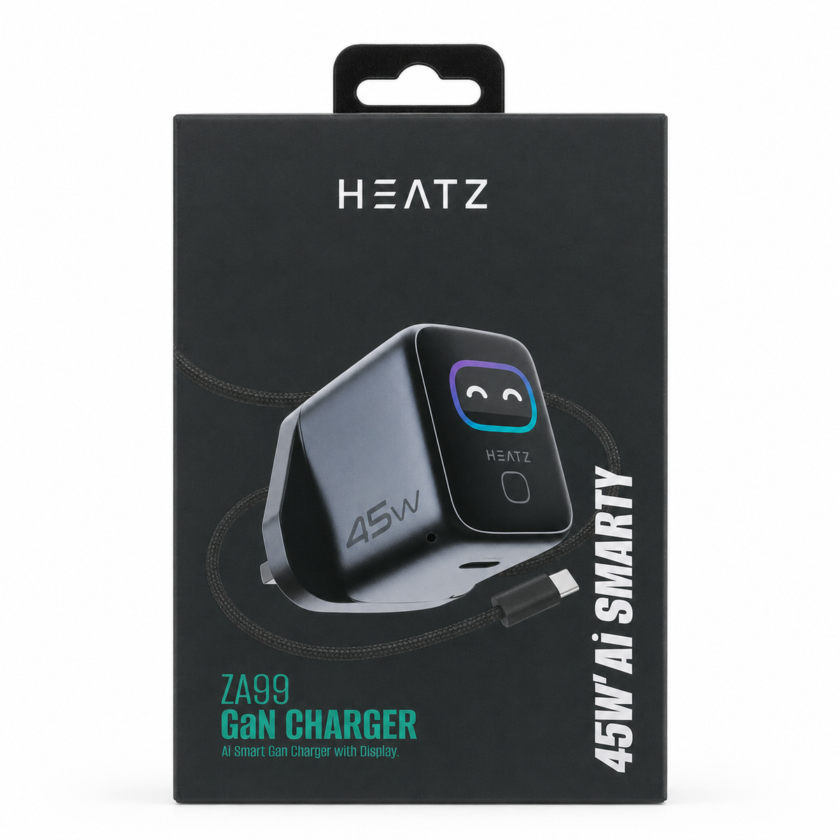 HEATZ ZA99 45W AI Smart GaN Charger with Display