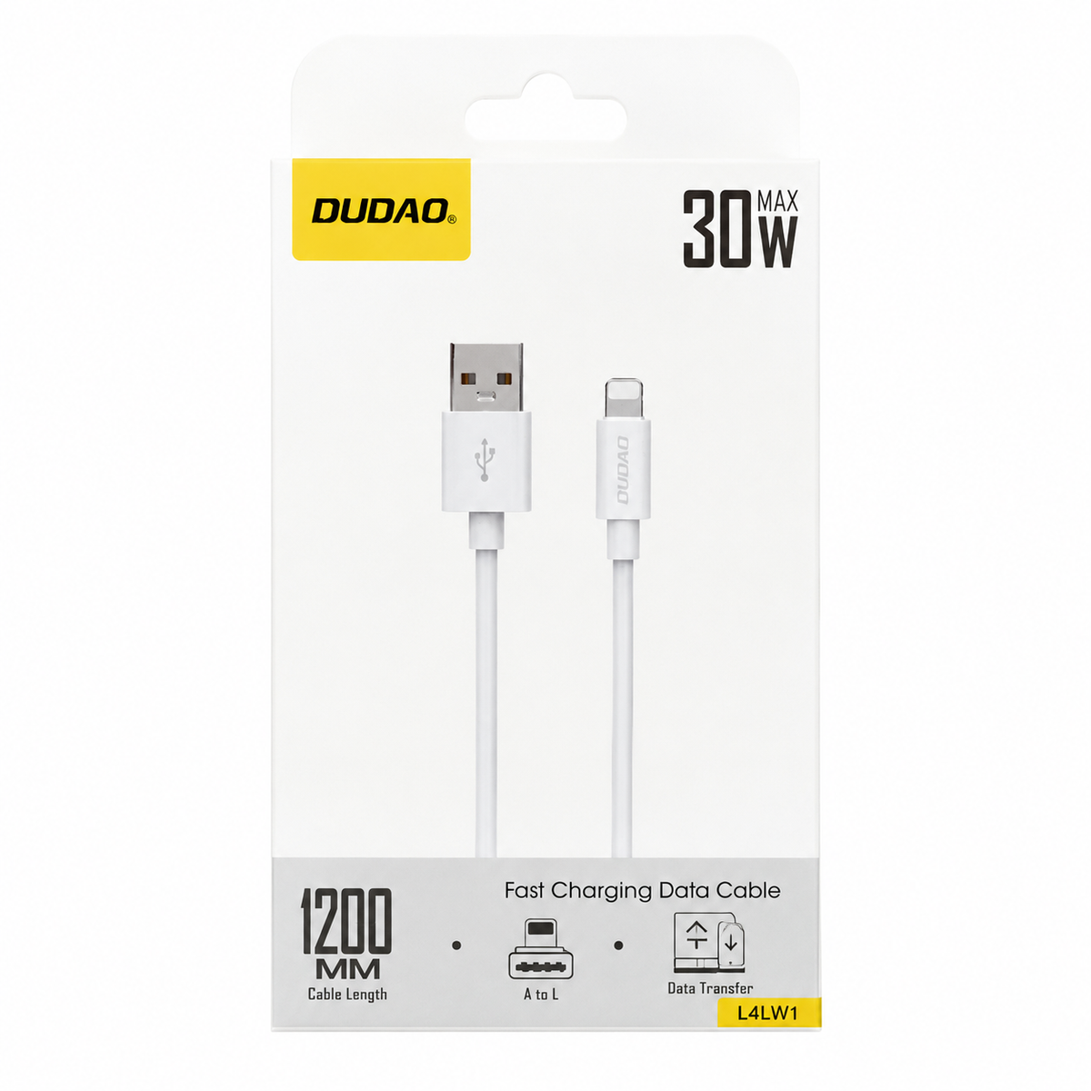 USB TO LIGHTING CABLE - 1200MM-30W MAX الصورة الرئيسية