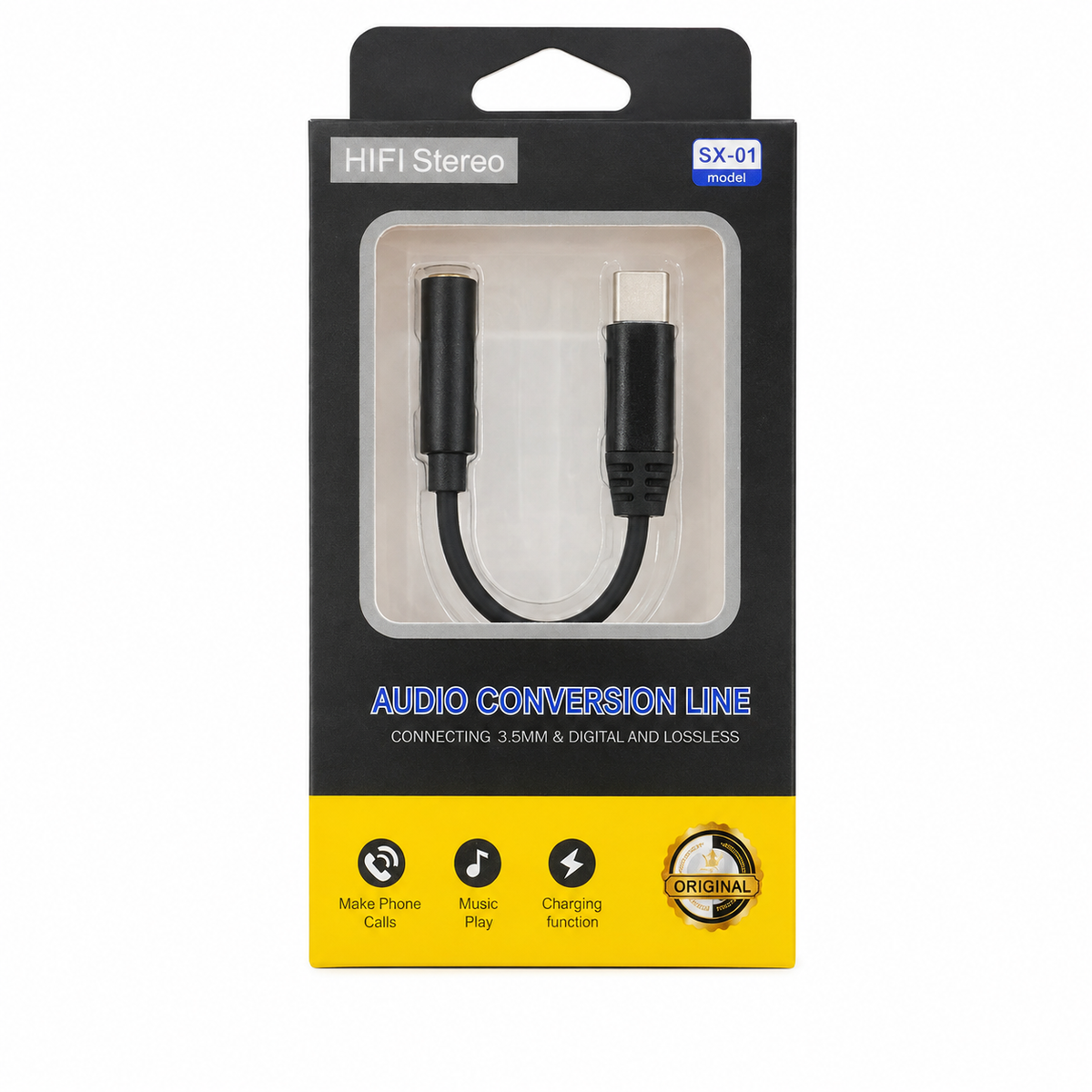 TYPE C TO 3.5MM AUX CONVERTER الصورة الرئيسية