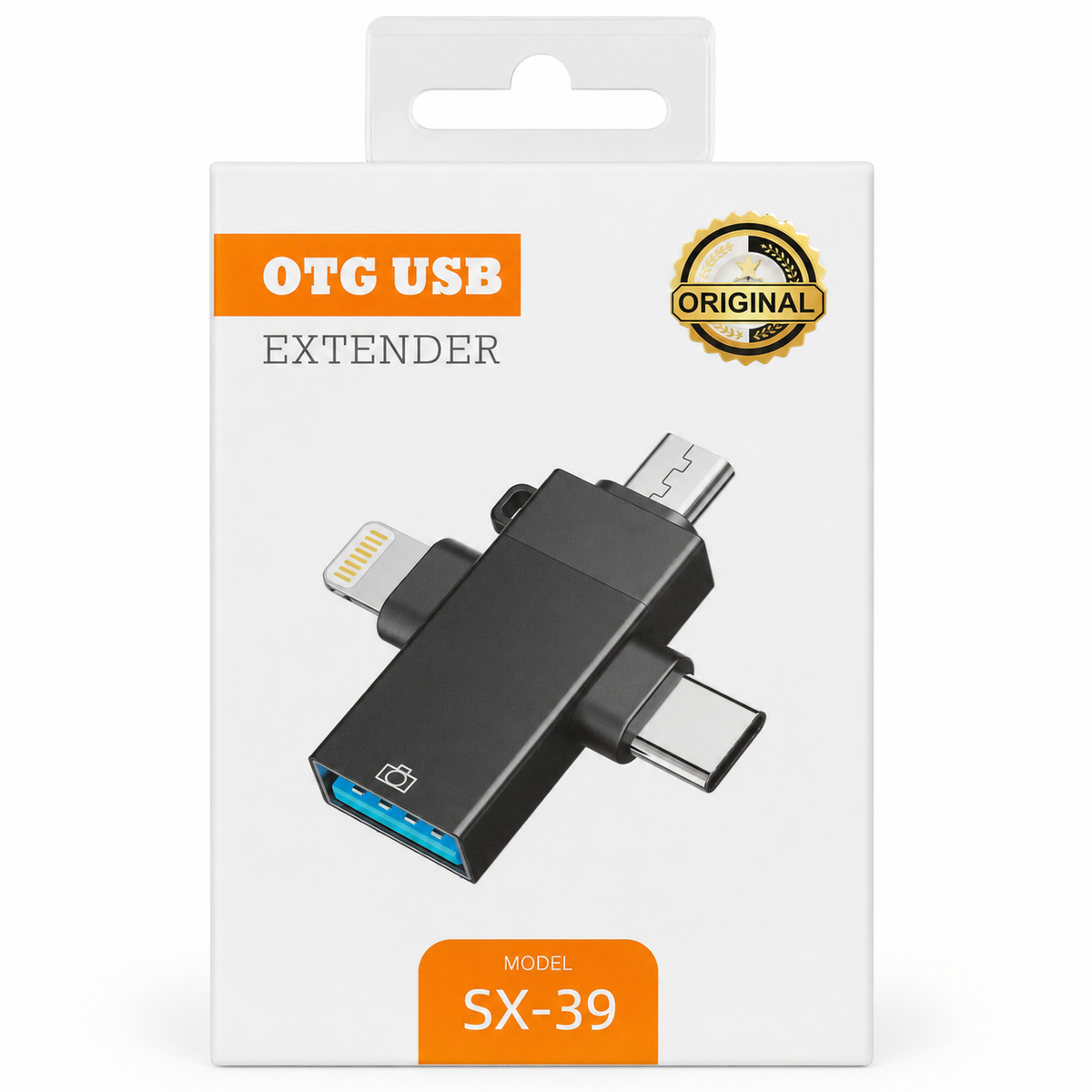OTG USB A EXTENDER - USB~(A+B+C+L) الصورة الرئيسية