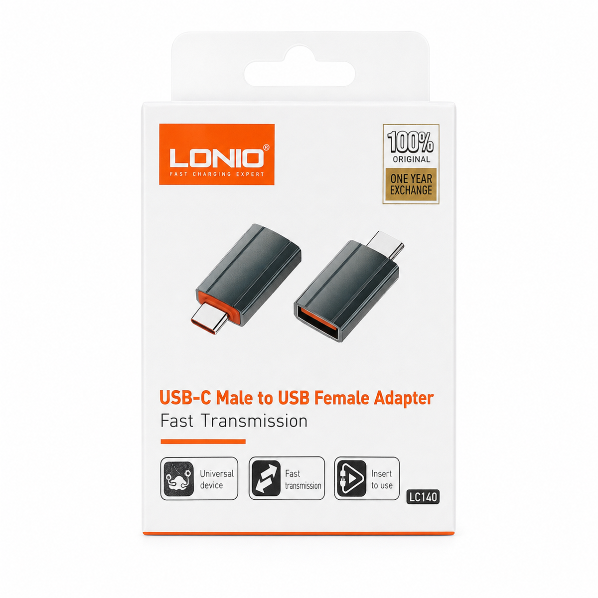 USB-A-F TO USB-C-M CONVERTER الصورة الرئيسية