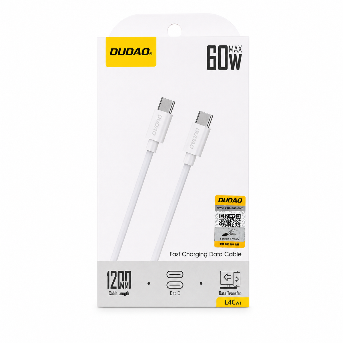 USB C TO C - 1200MM-60W MAX الصورة الرئيسية