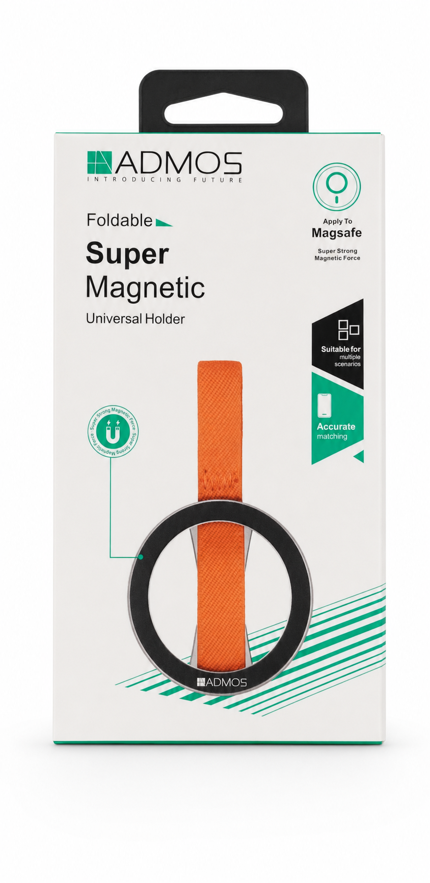 ADMOS FOLDABLE SUPERMAGNETIC UNIVERSAL HOLDER - AMH787