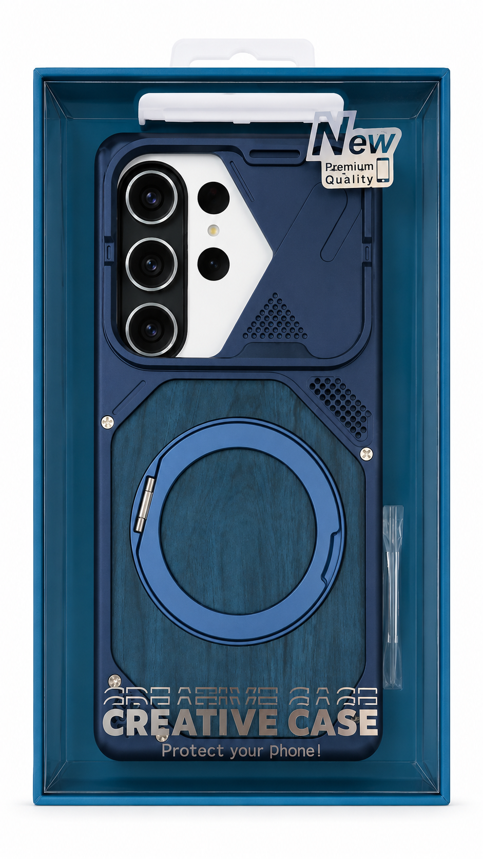 CREATIVE CASE WOOD 360 - 17 PRO MAX صورة ثانوية