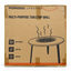 Porodo Lifestyle Multi-Purpose Tabletop BBQ Grill with Birch Wood Rim