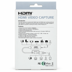 HDMI 4K 30Hz to USB-C & USB-A Portable Video Capture Adapter