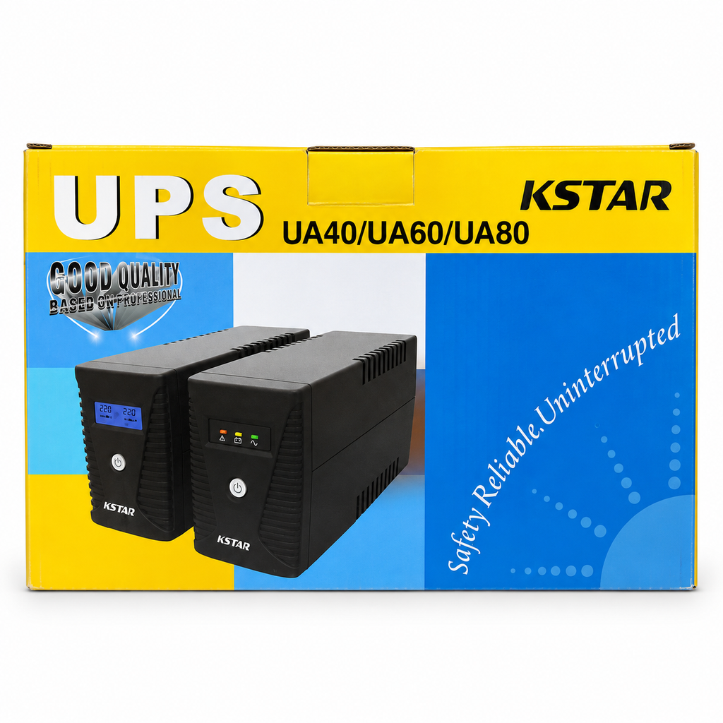 KSTAR UA80 800VA / 480W Line-Interactive Uninterruptible Power Supply (UPS)