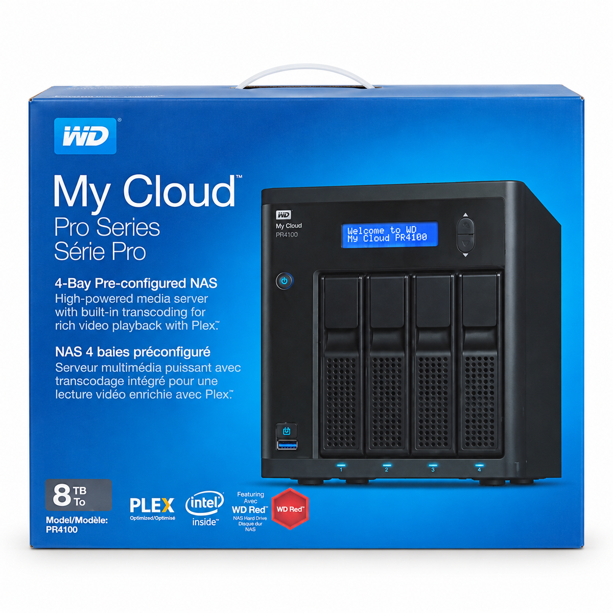 Western Digital WD My Cloud Pro Series PR4100 8TB 4-Bay Network Attached Storage (NAS)
