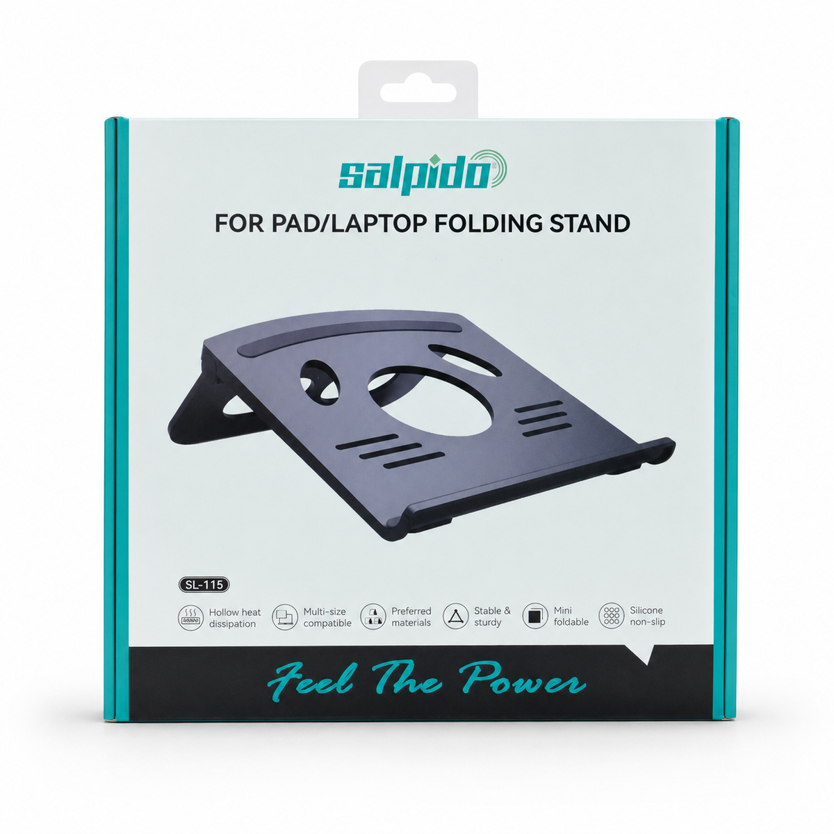 Salpido SL-115 Foldable Laptop & Tablet Stand - Black