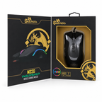 Salpido M320 Warship Wired RGB Gaming Mouse - Black