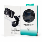 Salpido SDC-130 60W Multi-in-One Charging Data Cable Kit - Black