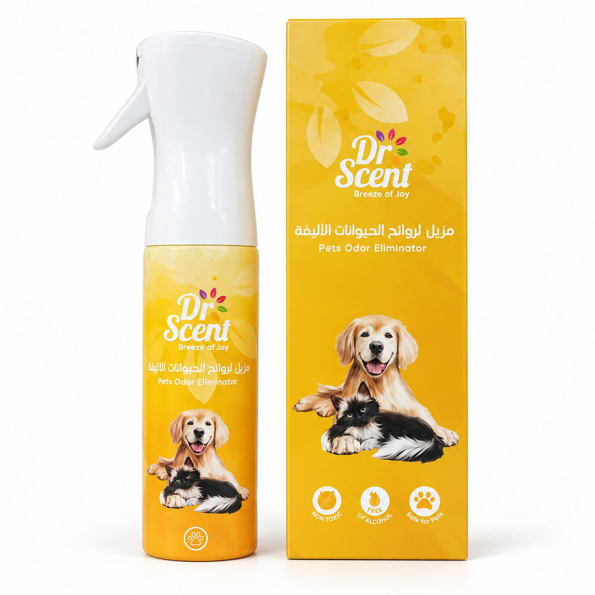Dr. Scent Pets Odor Eliminator Continuous Mist Spray - 300ml