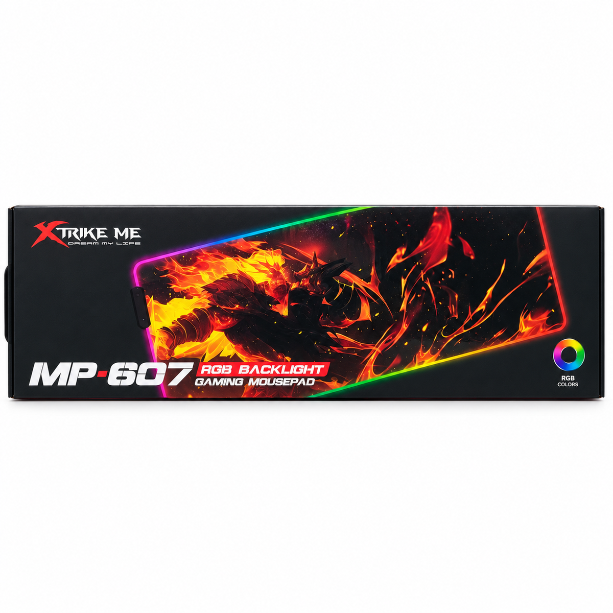 XTRIKE ME MP-607 RGB Backlight Extended Gaming Mousepad (800 x 300 x 3 mm)