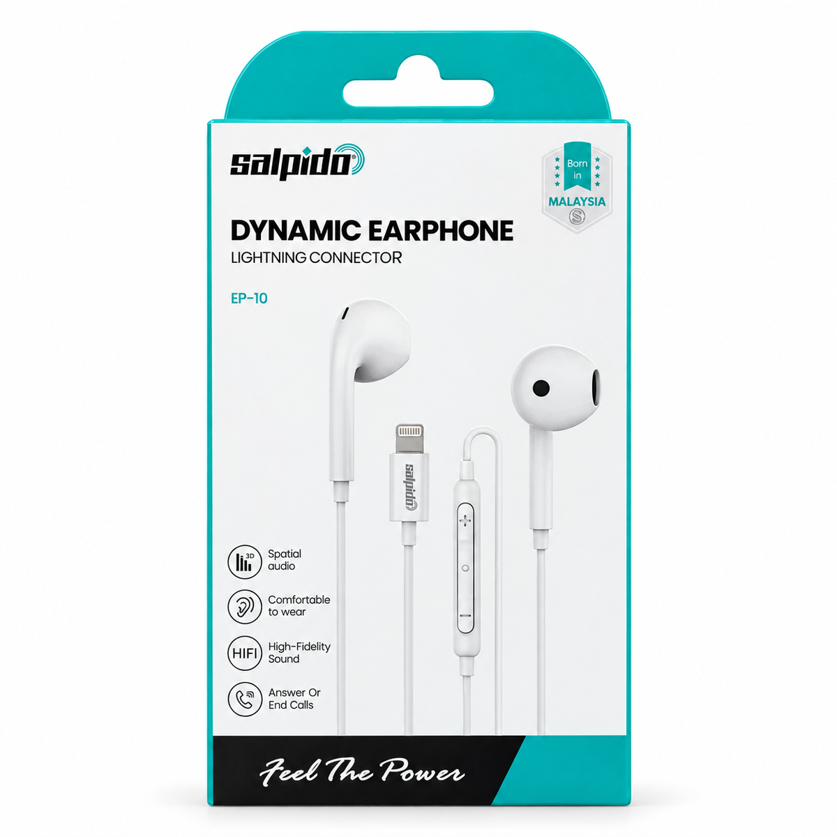 Salpido EP-10 Dynamic Earphone with Apple Lightning Connector