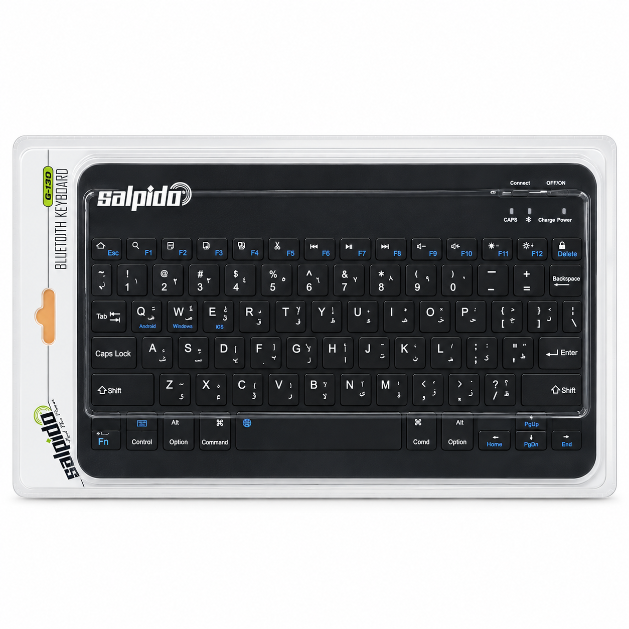 Salpido G-130 Ultra-Slim Wireless Bluetooth Keyboard (Arabic & English) Secondary image