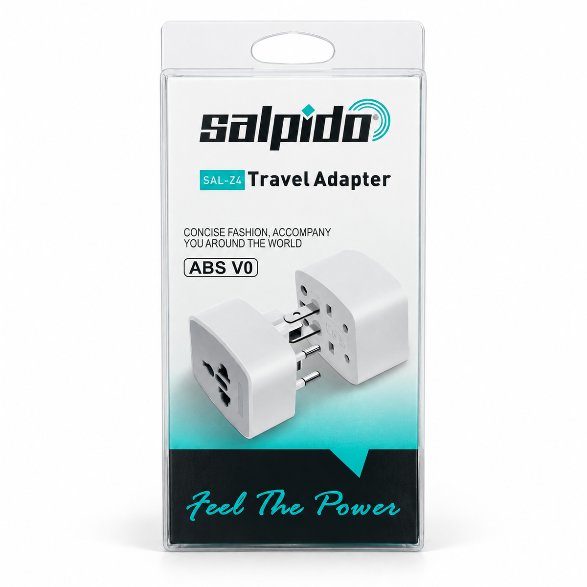 Salpido SAL-Z4 Universal World Travel Adapter (ABS V0 Flame Retardant)