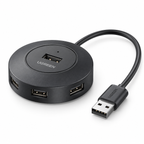 UGREEN 4-Port USB 2.0 High-Speed Round Desktop Hub (480Mbps)