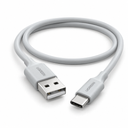 UGREEN US287 2M USB-A-M to USB-C-M 3A Fast Charging & Data Cable - White (60123)