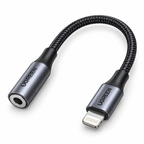 UGREEN Lightning-M to 3.5mm-F Headphone Jack Audio Adapter (Apple MFi)